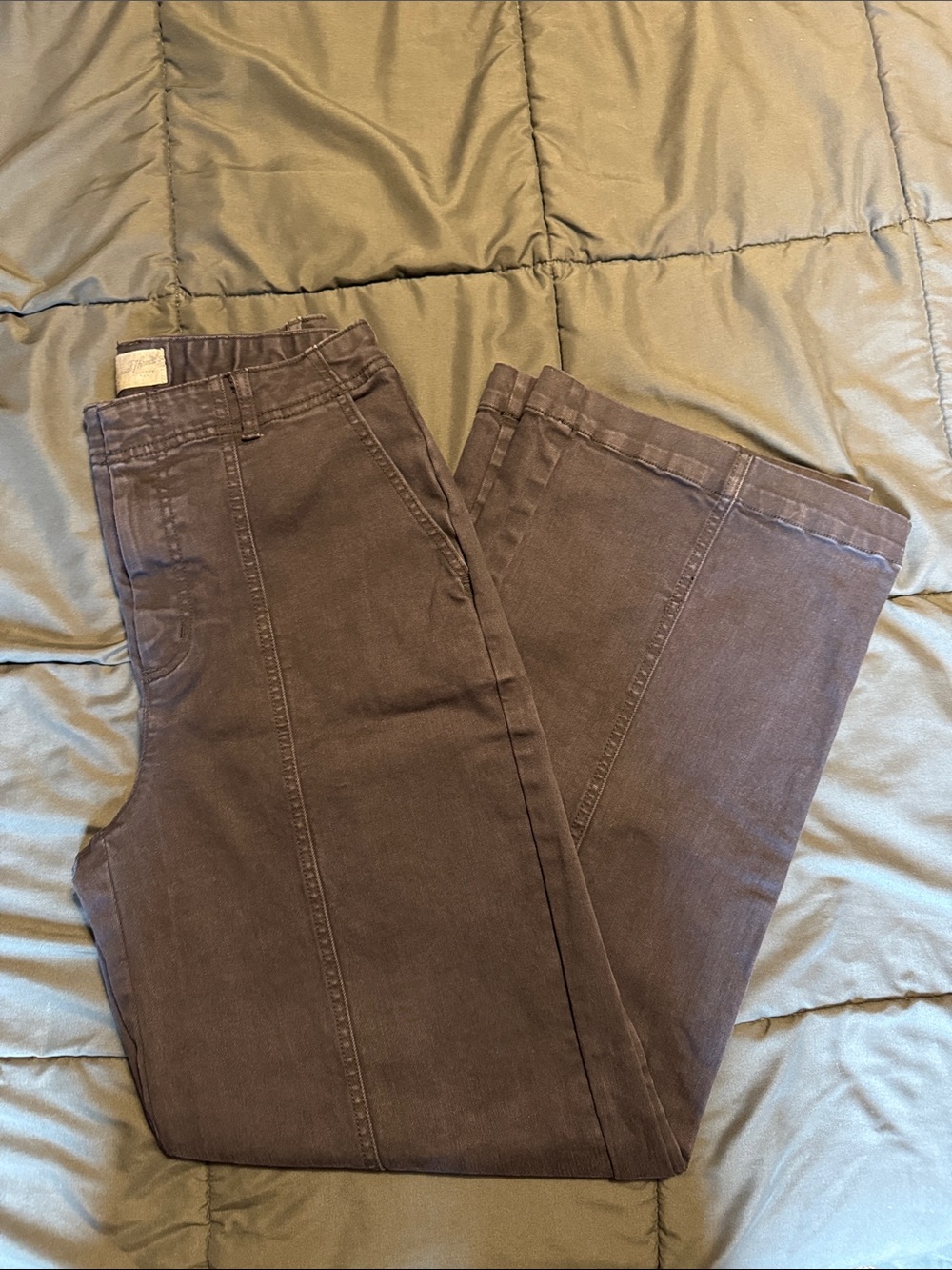 Universal Thread Wide Leg Pants in washed Navy size 4